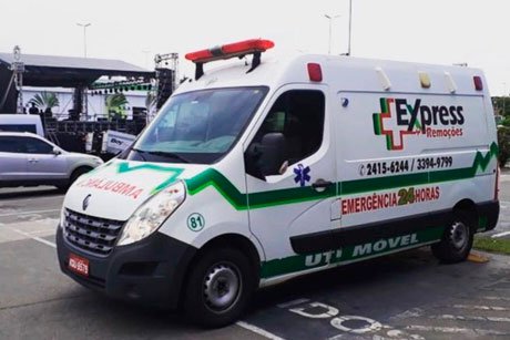 Aluguel de ambulância para eventos